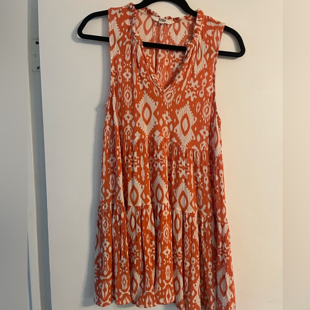 Steve Madden orange flowy sundress